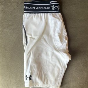 Under Armour Mens Medium Slider Compression Shorts w/ Cup Holder